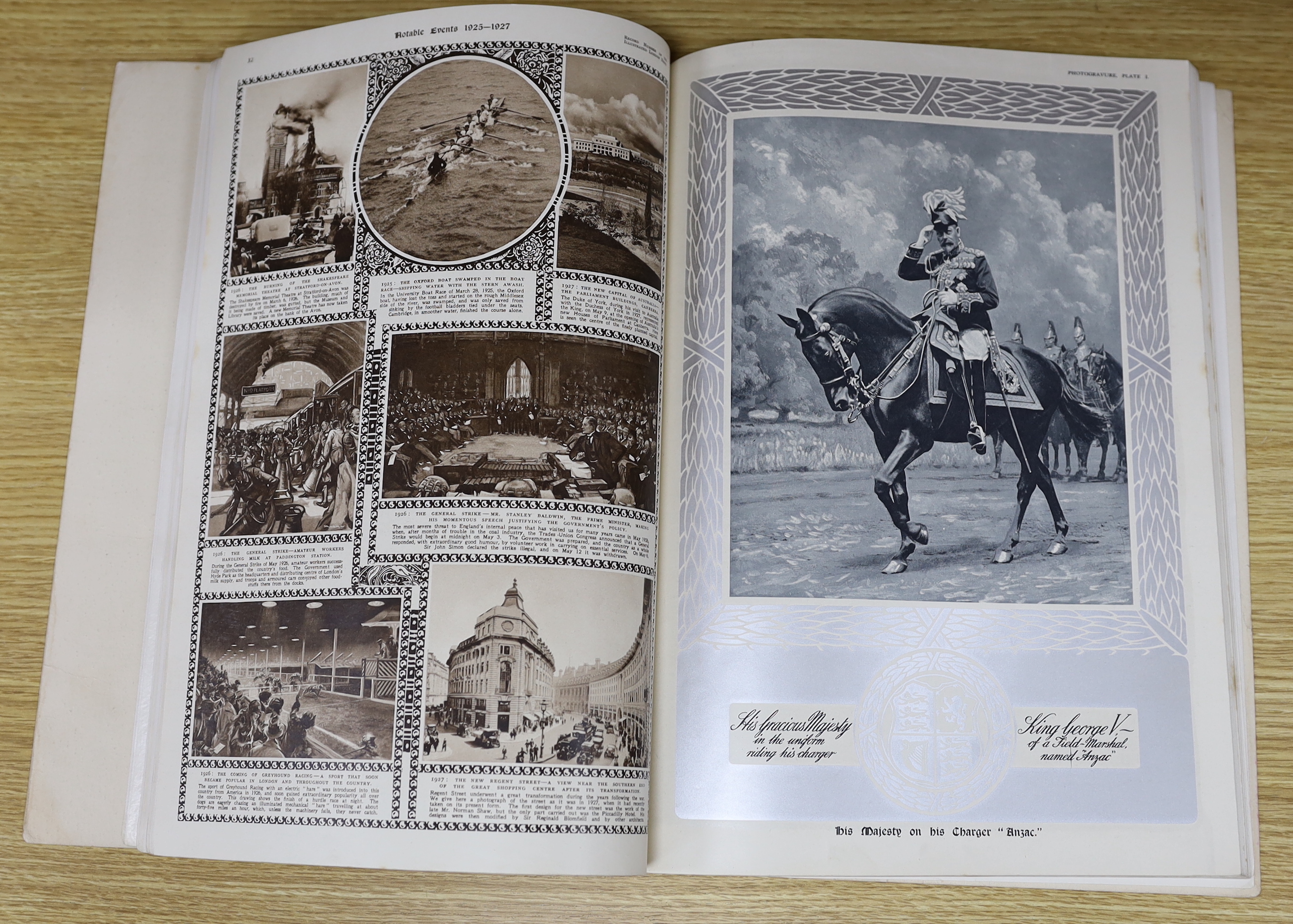 The Illustrated London News - 1853 (vol.2); 1870 (vol.2); 1873 (vol.2). many illus. throughout (some d-page or folded); various old bindings, folio; sold with ILN. Silver Jubilee Record Number, 1910-1935. illus.(some col